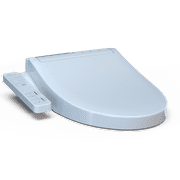 TOTO® WASHLET® KC2 Electronic Bidet Toilet Seat with Heated Seat and SoftClose Lid, Elongated, Cotton White - SW3024#01