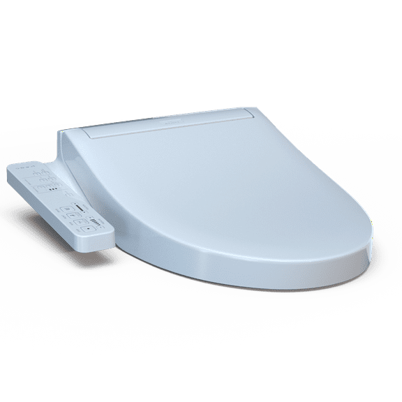 TOTO WASHLET KC2 Electronic Bidet Toilet Seat with Heated Seat and SoftClose Lid, Elongated, Cotton White - SW3024#01