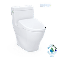 thumbnail image 1 of TOTO® WASHLET®+ Legato One-Piece Elongated 1.28 GPF Toilet and Contemporary WASHLET S7 Contemporary Bidet Seat, Cotton White - MW6244726CEFG#01, 1 of 5