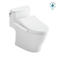 thumbnail image 1 of TOTO® WASHLET®+ Nexus® One-Piece Elongated 1.28 GPF Toilet and WASHLET C2 Bidet Seat, Cotton White - MW6423074CEFG#01, 1 of 5