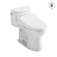 thumbnail image 1 of TOTO® WASHLET+® Supreme® II One-Piece Elongated 1.28 GPF Toilet and WASHLET+® C5 Bidet Seat, Cotton White - MW6343084CEFG#01, 1 of 5