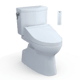 thumbnail image 1 of TOTO® WASHLET+® Vespin® II 1G® Two-Piece Elongated 1.0 GPF Toilet and WASHLET+® C5 Bidet Seat, Cotton White - MW4743084CUFG#01, 1 of 5