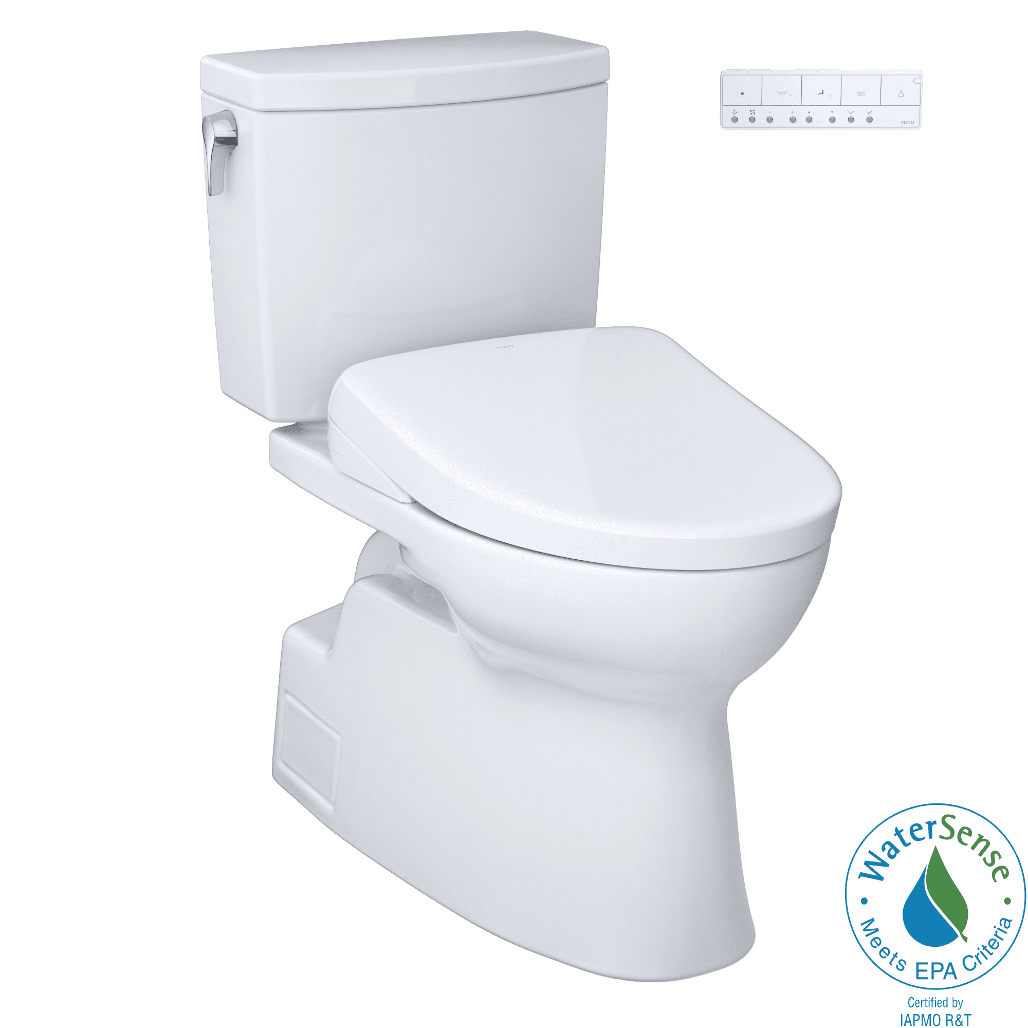 TOTO® WASHLET®+ Vespin® II 1G® TwoPiece Elongated 1.0 GPF Toilet and
