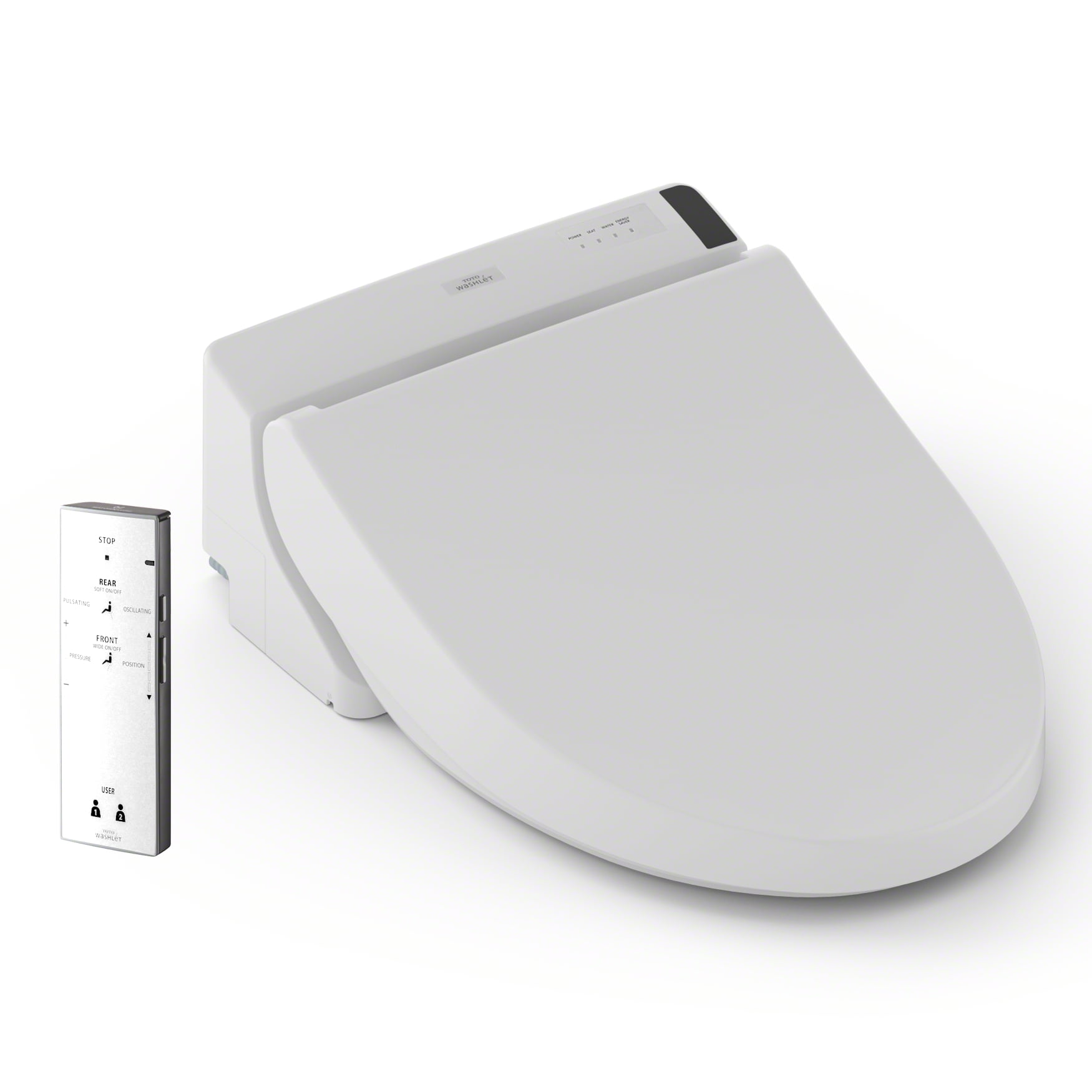 TOTO® Washlet® A200 Elongated Bidet Toilet Seat, Cotton White - SW2024 ...