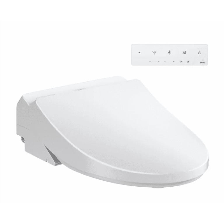 TOTO Washlet Elongated Bidet Seat, SoftClose Lid, Heated Seat