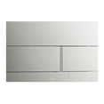 thumbnail image 1 of TOTO YT980#SS Dual Flush Push Button Plate for Select DuoFit In-Wall Tank Unit, Stainless Steel, 1 of 2