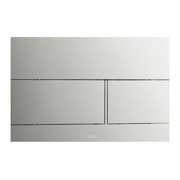 TOTO YT980#SS Dual Flush Push Button Plate for Select DuoFit In-Wall Tank Unit, Stainless Steel