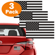 TOTOMO 3 Pack Subdued USA American Flag Decal 5"x3" Reflective Tactical US Military Army Navy Vinyl Bumper Sticker for Car truck RV SUV Boat Window accessories #USF-04