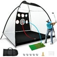 TOTOSIN Golf Net, 10x7ft Automatic Ball Return System Golf Nets for
