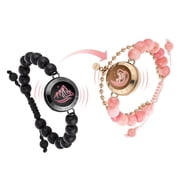 TOTWOO Long Distance Bracelets for Couples, Vibration & Light Up Bracelet, Montain & Sea Long Distance Relationship Gifts for Girlfriend Boyfriend