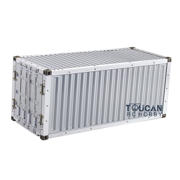 TOUCAN Unpainted DIY Model 20ft Container Box 1/14 Semi Trailer Tractor Truck