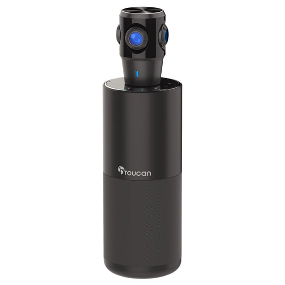 Toucan SC360 Video Conference System 360 with Auto Voice Tracking, Black, TCSC360KU