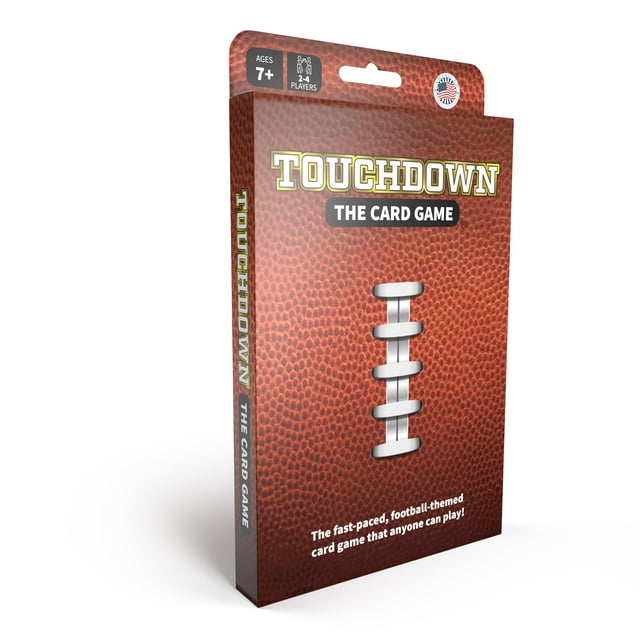 TOUCHDOWN The Game - The Fast-Paced, Football Themed Game That Anyone Can Play, Includes 160 Playing Cards, 2-4 Players, Ages 7+, Family Game Night, Games for Adults, Stocking Stuffers C36
