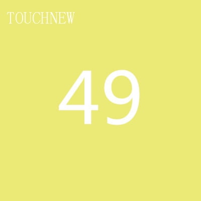 TOUCHNEW Custom Single Colors Sketch Markers Alcohol Based Dual Head Brush Markers Pen For Drawing Manga Art Supplies Markers 49