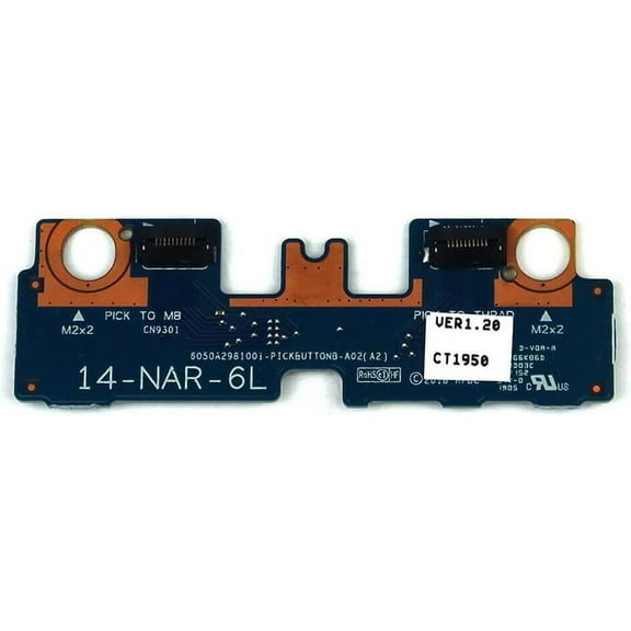 TOUCHPAD Mouse Buttons Board for HP Pavilion 14-CF 14-DF 14-DK 14S-CF 14S-CR 14S-CS 14S-DF 14S-DK 14Z-DK Series 6050A2981001 14-NAR-6L L26937-001