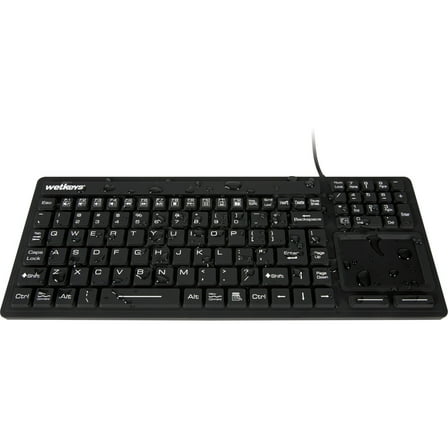 TOUCHPAD USB KEYBOARD WATERPROOF TOUCHPAD-PLUS BLACK