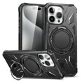 thumbnail image 1 of iCase shop Hard Shell Back Cover Cell Phone Case for Apple iphone 16 pro max, Black, 1 of 5