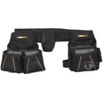 thumbnail image 1 of TOUGHBUILT - CARPENTER TOOL BELT WITH POCKETS AND 2 HAMMER HOLDERS - BLACK, 1 of 5
