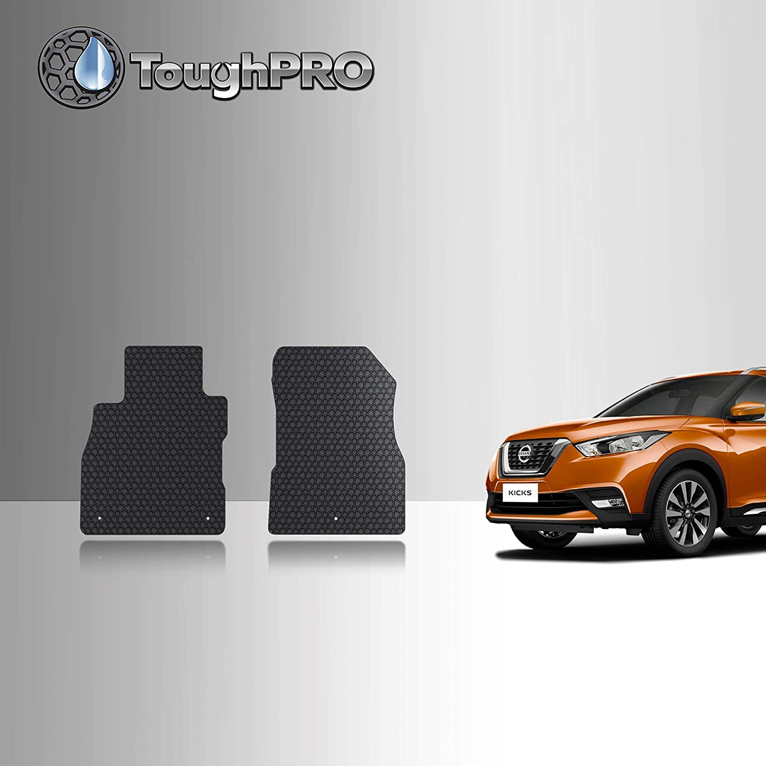 TOUGHPRO Floor Mat Accessories (Front Row Set) Compatible with Nissan