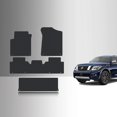 thumbnail image 2 of ToughPRO Heavy Duty Rubber Floor Mats – Black – Fits GMC Acadia Denali 2017-2023 – Includes 3rd Row 2 of 5