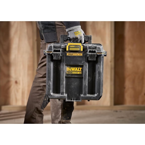 TOUGHSYSTEM 2.0 Compact  Deep Toolbox with Removable Dividers for Organizing Tools
