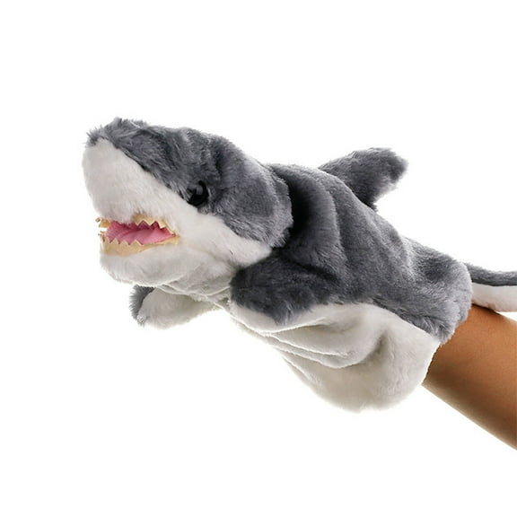TOUMENY Animal Hand Puppets, Interactive Storytelling Props for Kids, Soft Role-Play Toys for Classroom & Family Fun