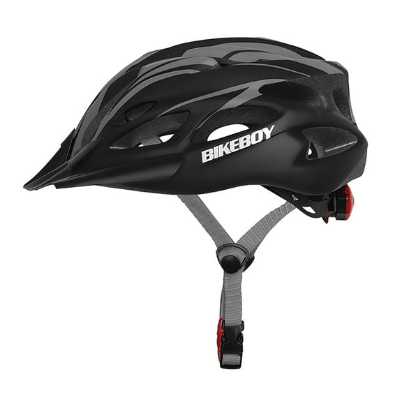 TOUMENY Bike Helmet with Tail Light, High-Visibility Cycling Safety Gear, Reflective Design for Night Riding and Commuting
