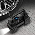 thumbnail image 1 of TOUMENY Digital Tire Inflator, 12V Portable Air Compressor for Car SUV Motorcycle Tires, Programmable Auto Shut-Off, Fast 40L/Min Inflation, Emergency LED Light, 1 of 7