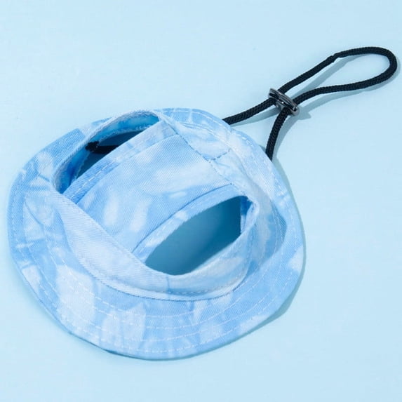TOUMENY Dog Sun Visor Hat, Breathable UV Protection for Outdoor Walks, Summer Pet Sun Hat for Small Medium Dogs