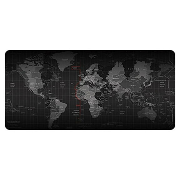 TOUMENY Large Gaming Mouse Pad, Extended Anti-Slip Rubber Desk Mat for Precision Gaming and Office Work, High-Toughness Non-Slip Base with Friction-Resistant Washable Surface