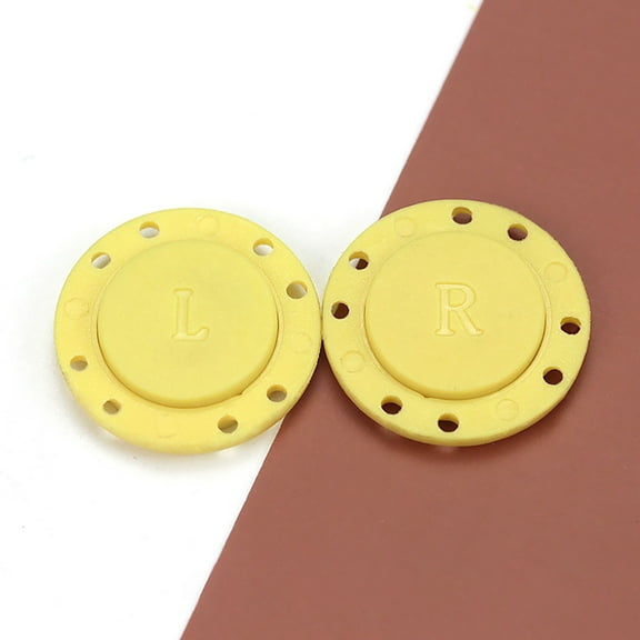 TOUMENY Magnetic Snap Buttons, Heavy Duty Concealed Fasteners for Windbreakers and Cardigans, Easy Hand-Operated 22mm Magnet Buttons for Crafts and Home Decor