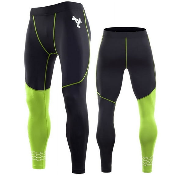 TOUMENY Men's Cycling Pants, Breathable Quick-Dry Bike Tights for Outdoor Sports Training, High Flexibility Wind-Resistant Athletic Leggings