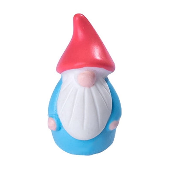 TOUMENY Mini Gnomes 1 Pack, Dwarf Crafts DIY Decorations Accessories, Mini Ornaments for Garden Pots Fairy Tale Village, Pink