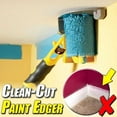 thumbnail image 1 of TOUMENY Paint Trimming Roller Brush, Professional Wall and Ceiling Painting Tool for Straight Edges, Ergonomic Extension Rod with Quick Clean Replacement System, 1 of 7