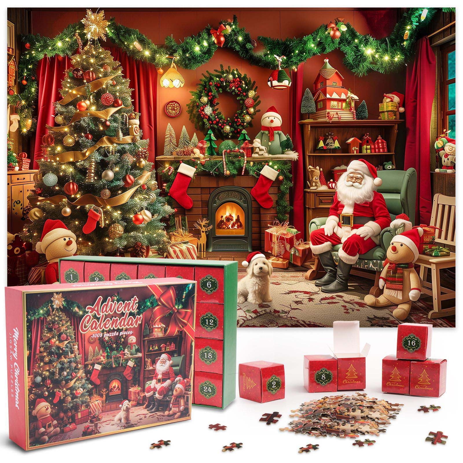 TOUMENY Puzzle Advent Calendar 2024,Advent Calendar 2024 Women