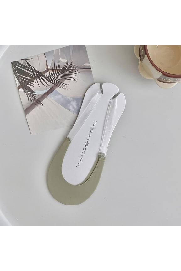 Toe Topper Socks, Breathable Non-Slip Invisible Socks for Women, Summer Thin Heel Liners for High Heels Backless Shoes