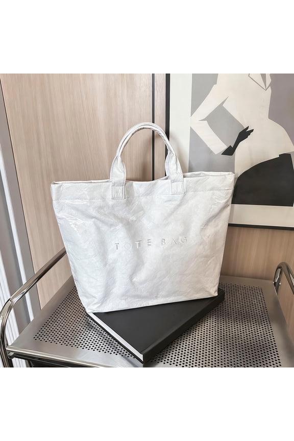 Waterproof Messenger Bag, Tear-Proof Large-Capacity Crossbody Tote, Commute Travel Laptop Tech Fabric Lightweight Carry