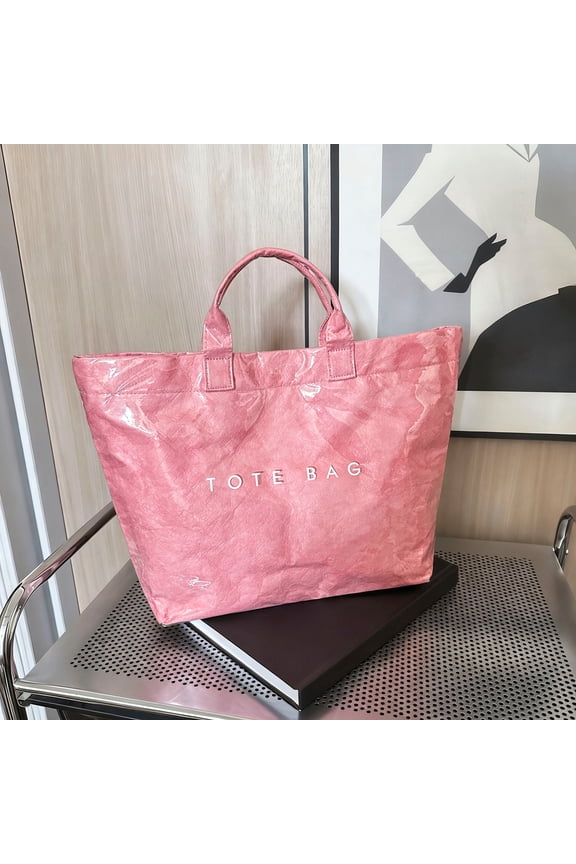 Waterproof Messenger Bag, Tear-Proof Large-Capacity Crossbody Tote, Commute Travel Laptop Tech Fabric Lightweight Carry