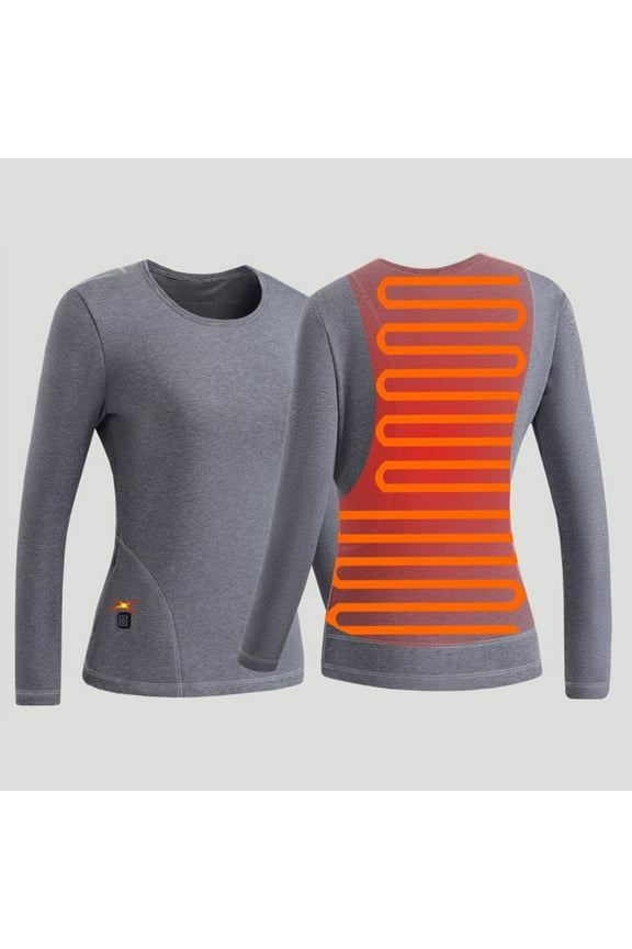 Women's Smart Heated Jacket, Carbon Fiber Far-Infrared Heating Top, 3-Speed Temperature Control for Casual Winter Wear