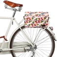 thumbnail image 1 of TOURBON Bike Handlebar/Seat/Top Tube Bag Canvas Retro Bicycle Single Rear Rack Pannier, 1 of 10