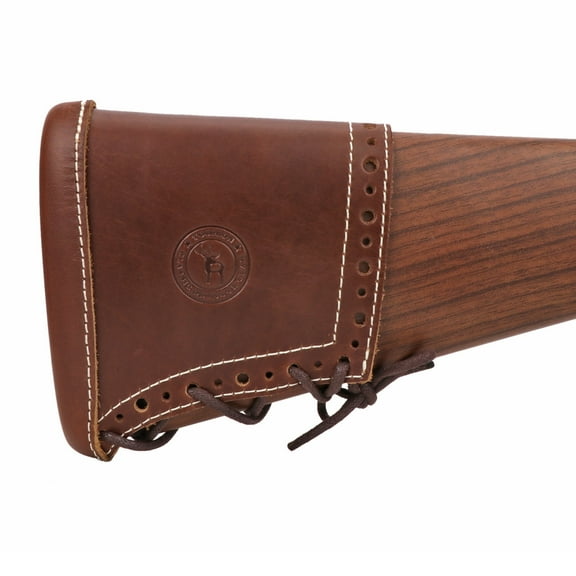 TOURBON Leather Recoil Pads for Hunting Rifle or Shotguns, Cheek Rest Riser with Inserts Protector Pad , Brown