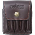 thumbnail image 1 of TOURBON Hunting Leather Rifle Cartridge Holder 5 Round Ammo Wallet Pouch, 1 of 6