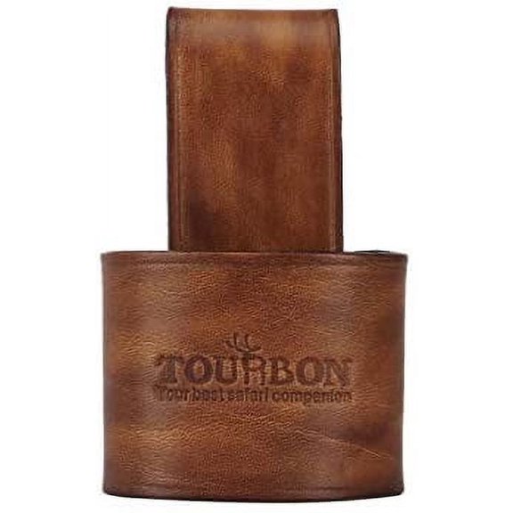 TOURBON Leather Axe Belt Loop Small Hammer Hatchet Carrier Holster - Vintage Leather