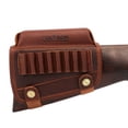 thumbnail image 1 of TOURBON Leather Buttstock Cheek Riser Rest with 308win/270win Shell Holder-Brown, 1 of 11