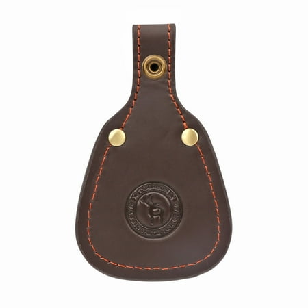 TOURBON Leather Toe Pad Shoes Protector Sporting Clays Shooting Barrel Rest Trap Game Accessories Brown
