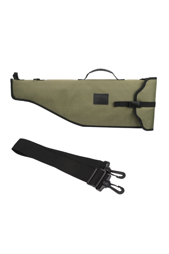 Green Takedown Shotgun Scabbard Bag, 600D Nylon Rifle Carry Bag with Removable Shoulder Strap, Fits 28" Barrels-1 count Nylon Bag Only