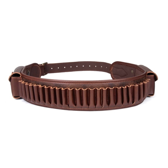 TOURBON PU 410 Gauge Bandolier Cartridges Belt Shell Holder Carrier with Pockets Brown