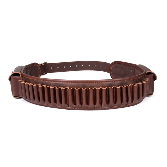 TOURBON PU 410 Gauge Bandolier Cartridges Belt Shell Holder Carrier with Pockets Brown