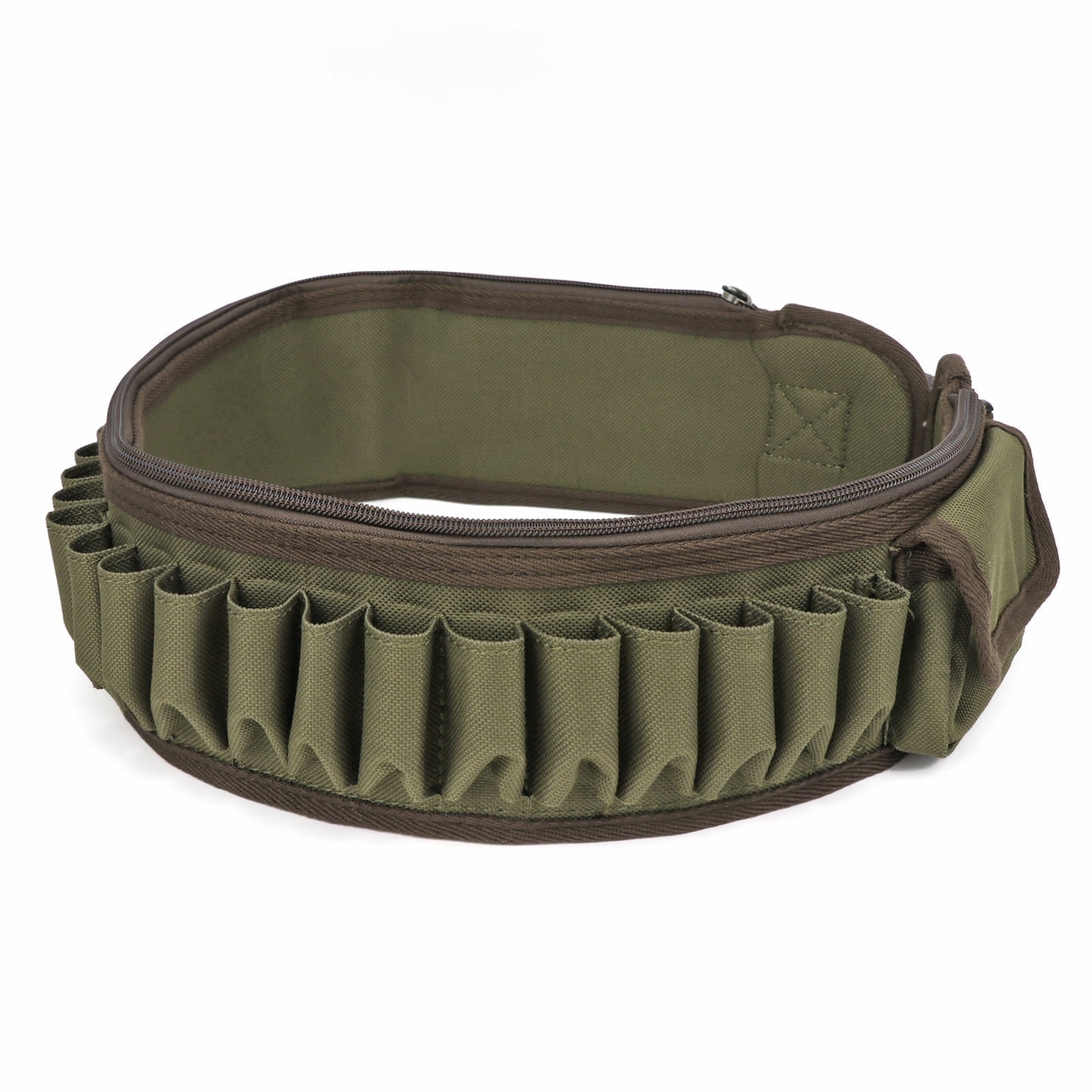 TOURBON Adjustable 50" Nylon Belt , 12 -Gauge, 24 rounds, Green