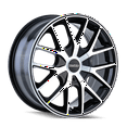 thumbnail image 1 of TOUREN TR60-3260 18X8 5X100/5X114.3 40ET 72.62CB BLACK/MACHINED FACE/BLACK RING, 1 of 3